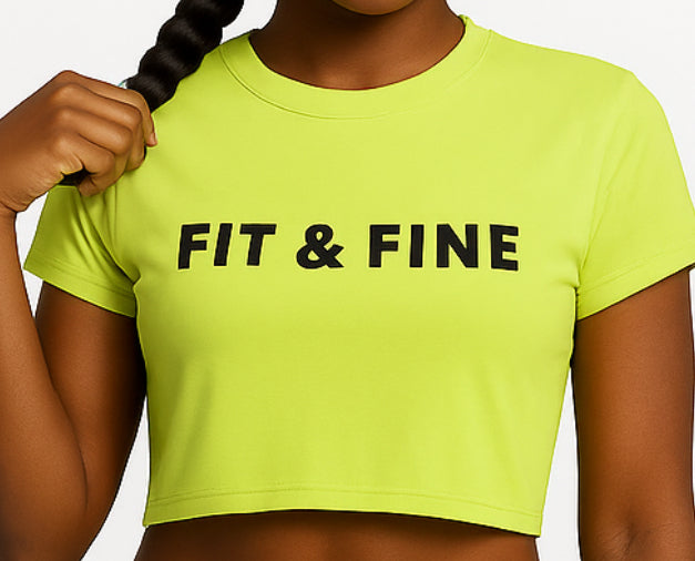 FIT & FINE Summer Crop Tops