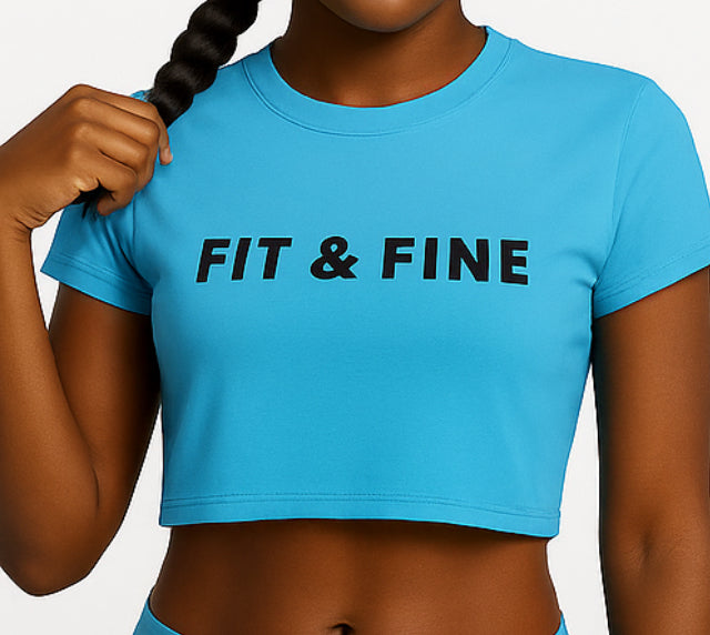 FIT & FINE Summer Crop Tops