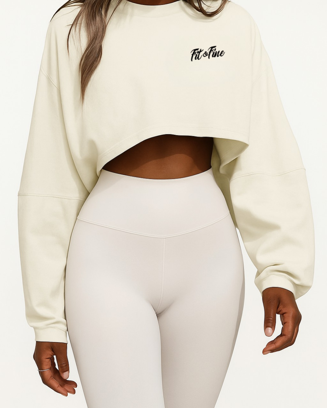 FIT & FINE Long Sleeve Crew Neck Top