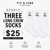 FIT & FINE Crew Socks Bundle (long)