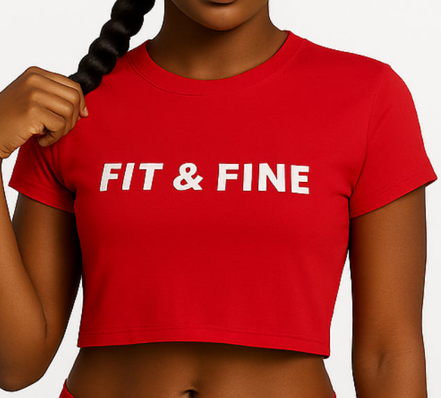 FIT & FINE Summer Crop Tops