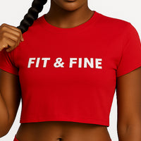 FIT & FINE Summer Crop Tops