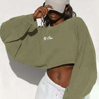 FIT & FINE Long Sleeve Crew Neck Top