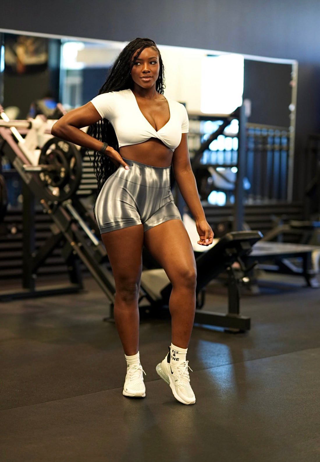 Grey Tie Dye Shorts | Tie Dye Shorts | BodiesByShy