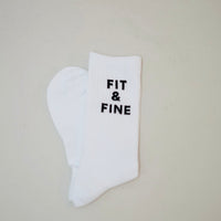 Fit & Fine Crew Socks | Fine Crew Socks | BodiesByShy