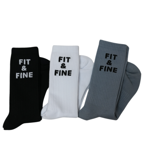 FIT & FINE Crew Socks Bundle (3)