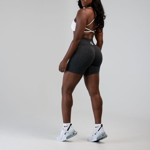 Grey Sculpted Seamless Shorts | Grey Sculpted Shorts | BodiesByShy