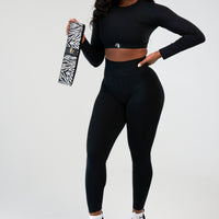 Black Seamless Leggings | Women's Black Leggings | BodiesByShy