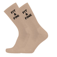 FIT & FINE Crew Socks (long)