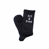 FIT & FINE Crew Socks (long)