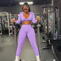 Candy Collection - Long Sleeve Lilac top