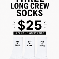 FIT & FINE Crew Socks Bundle (long)