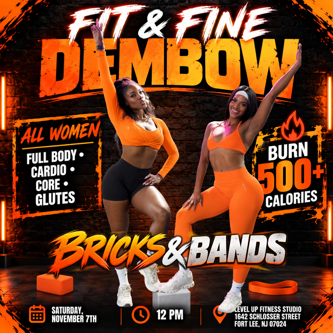 FIT & FINE Dembow Saturday November 7th 12pm